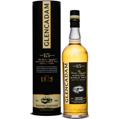Виски Glencadam 15 Years Old Single Malt Highland in tube 0,70 л фото