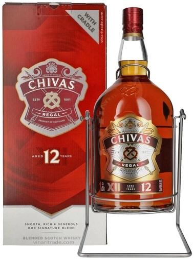 Виски Chivas Regal 12 years old on cradle in gift box 4,5 л фото