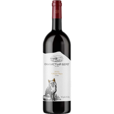Вино Красное Сухое Skalistyj Bereg Cabernet Franc Kuban Anapa 2022 0,75 л фото