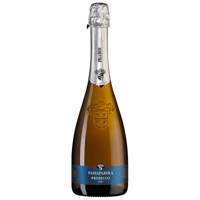 Вино игристое Белое Брют PassaParola Prosecco Brut 0,75 л фото