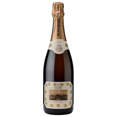 Вино игристое Белое Брют Monte Rossa Prima Cuvee Franciacorta Brut 0,75 л фото