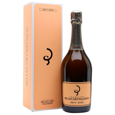 Вино игристое Розовое Брют Billecart-Salmon Brut Rose Champagne in gift box 2017 0,75 л фото