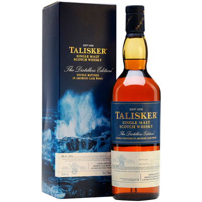 Виски Talisker Distillers Edition Double Matured Single Malt Skye 2010 in gift box 0,70 л фото