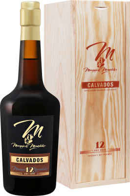 Кальвадос Marquis de Montdidier 12 yo in gift box 0,7 л фото