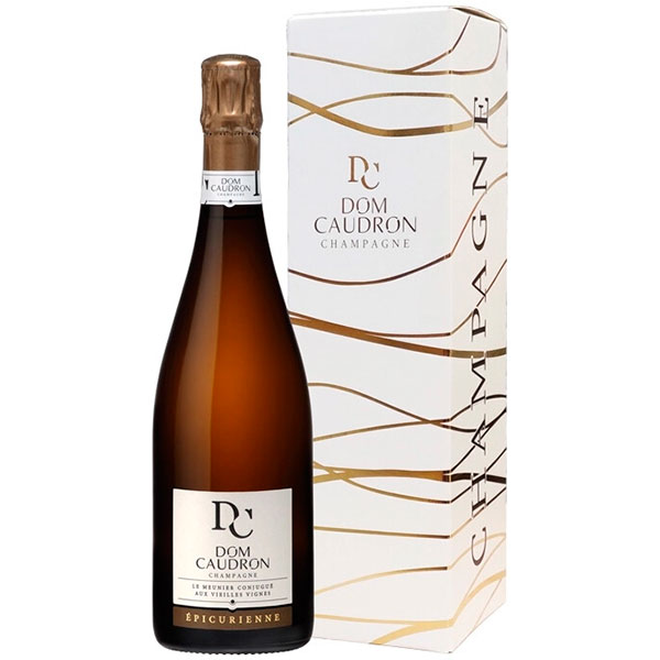 Шампанское Белое Брют Dom Caudron Epicurienne Brut Champagne in gift box 0,75 л фото