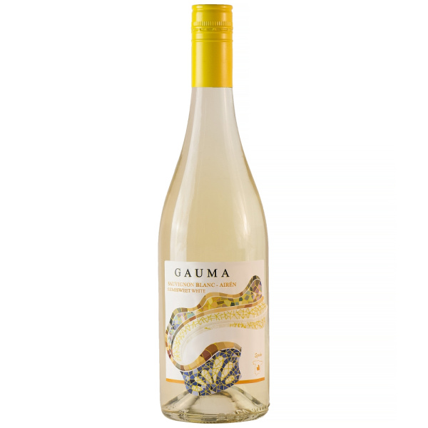 Вино Белое Полусладкое Gauma Sauvignon Blanc Airen 0,75 л фото