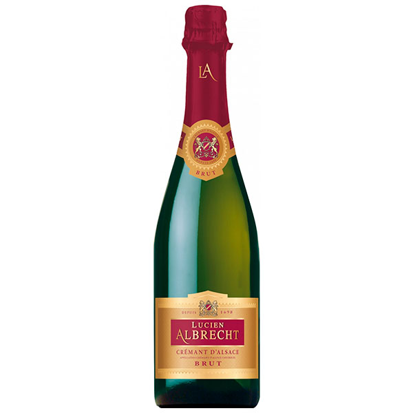 Вино игристое Белое Брют Lucien Albrecht Cremant d'Alsace Brut 0,75 л фото
