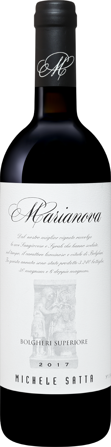 Вино Красное Сухое Michele Satta Marianova Bolgheri Superiore 2017 0,75 л фото