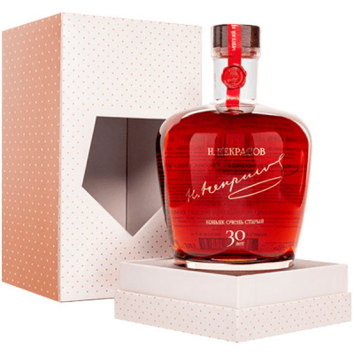 Коньяк N. Nekrasov 30 Years Old in gift box 0,7 л фото