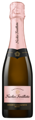 Вино игристое Розовое Брют Nicolas Feuillatte Reserve Exclusive Rose Brut Champagne 2019 0,375 л фото