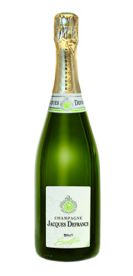 Вино игристое Белое Брют Jacques Defrance Brut Exception Champagne 2014 0,75 л фото