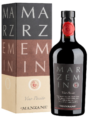 Вино Красное Сладкое Le Manzane Marzemino Passito Veneto in gift box 2021 0,5 л фото
