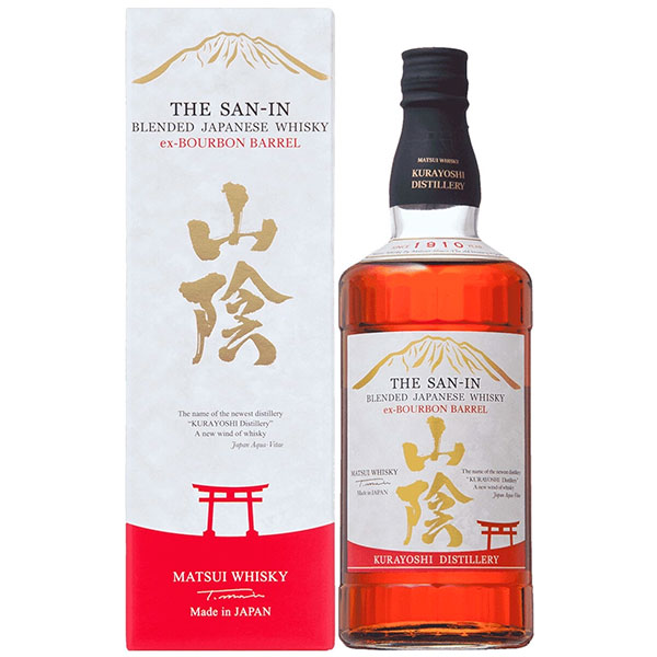 Виски The Matsui The San-In ex-Bourbon Barrel in gift box 0,7 л фото