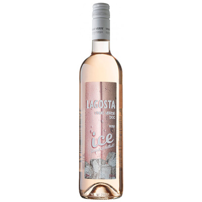 Вино Розовое Сладкое Lagosta Ice Rose Vinho Verde 2019 0,75 л фото