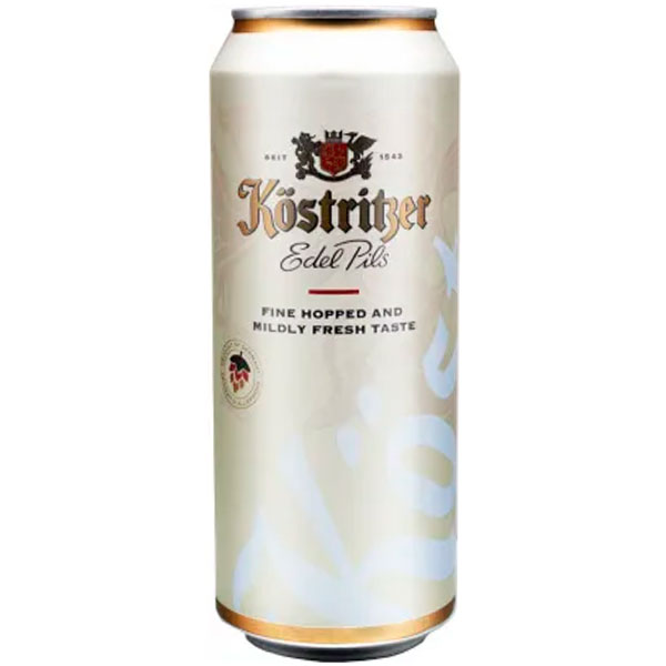 Пиво Светлое Kostritzer Edel Pils in can 0,5 л фото