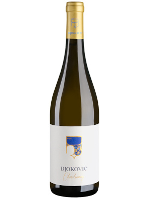 Вино Белое Сухое Djokovic Chardonnay 2021 0,75 л фото