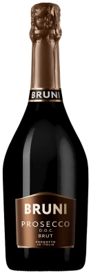 Вино игристое Бруни Просекко Брют 2024 Белое Брют 11% 0,75 л фото