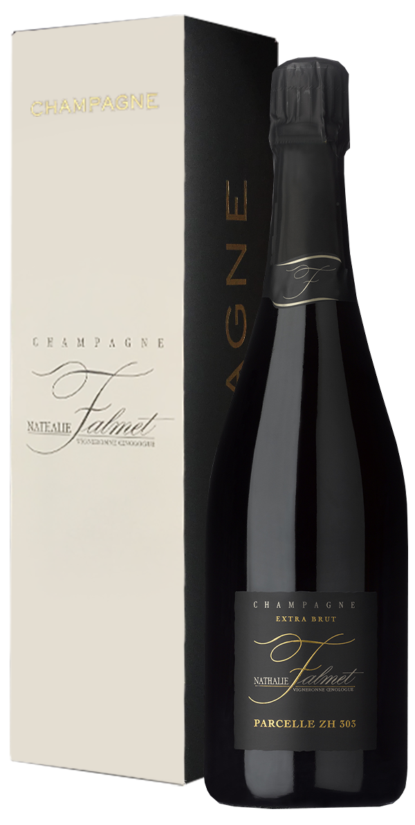 Вино игристое Nathalie Falmet Cuvee ZH 303 Champagne in gift box 0,75 л фото