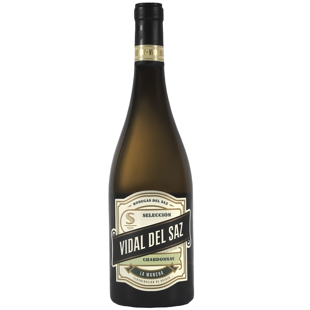 Вино Белое Сухое Vidal Del Saz Chardonnay 0,75 л фото