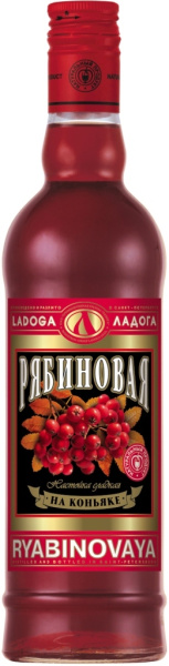 Настойка Ladoga Ryabinovaya with brandy 0,5 л фото