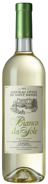 Белое Полусладкое Chateau Cotes de Saint Daniel Bianco da Sole Crimea