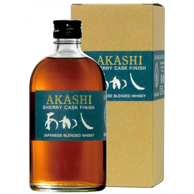 Виски Akashi Sherry Cask Finish in gift box 0,50 л фото