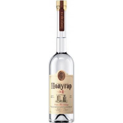 Дистиллят Polugar № 1 Rye & Wheat 0,5 л фото