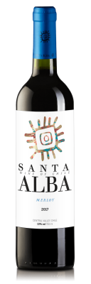 Вино Красное Сухое Santa Alba Merlot 0,75 л фото