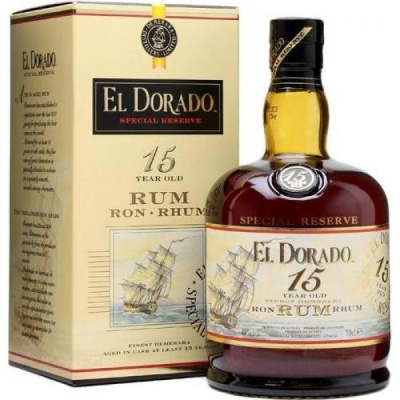 Ром El Dorado 15 Years Old in gift box 0,7 л фото