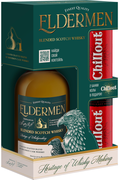 Виски Eldermen Blended set with two cola 0,5 л фото