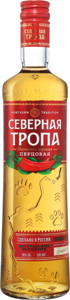 Настойка Северная Тропа Перцовая 38% 0,5 л фото