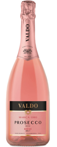 Вино игристое Розовое Брют Valdo Marca Oro Prosecco Rose Brut 2024 0,75 л фото
