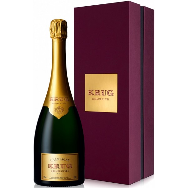 Вино игристое Белое Брют Krug Grande Cuvee Brut Champagne in gift box 0,75 л фото