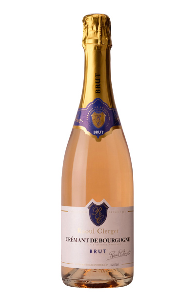 Вино игристое Розовое Брют Raoul Сlerget Crémant de Bourgogne 2022 0,75 л фото