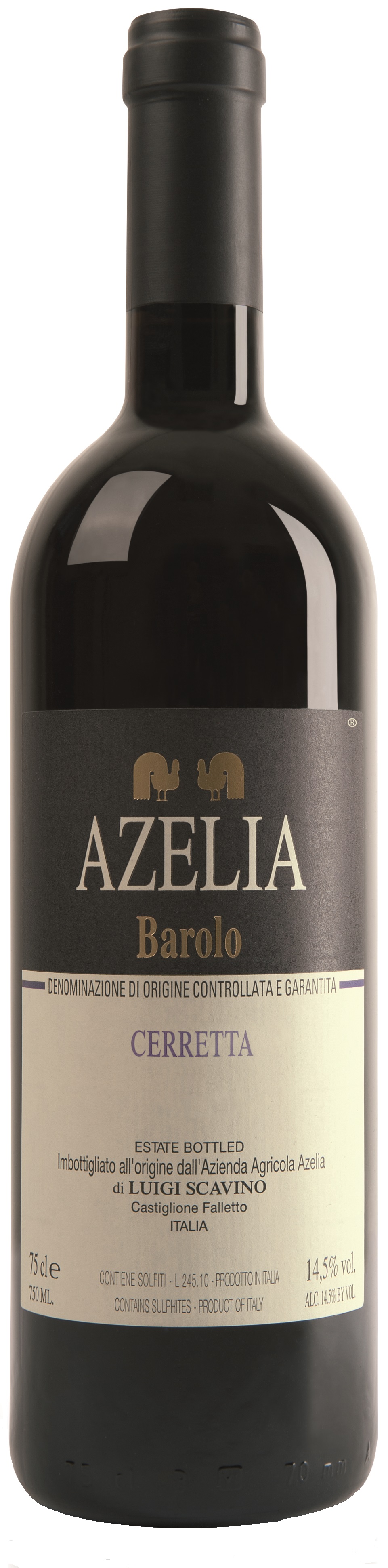 Вино Красное Сухое Azelia Barolo Ceretta 2018 0,75 л фото