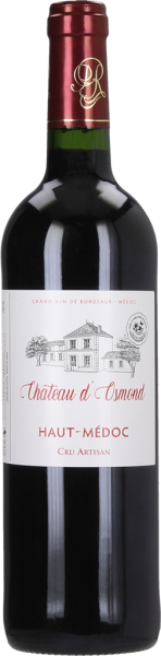 Вино Красное Сухое Chateau d'Osmond Haut-Medoc 2019 0,75 л фото