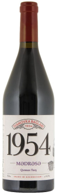 Вино Абшерон-Шараб Ивановка Баглары 1954 Мадраса 2020 красное сухое 13,5% 0,75 л фото