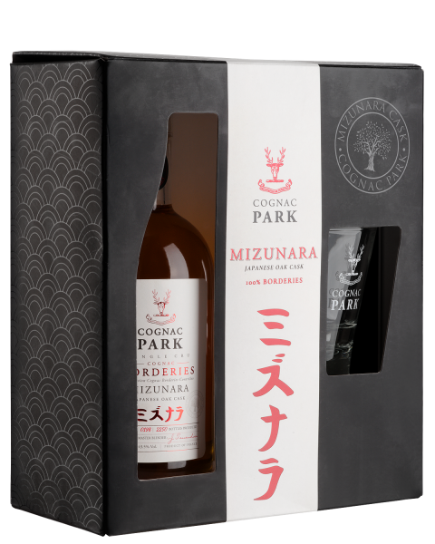 Коньяк Park Mizunara Borderies with glass in gift box 0,7 л фото