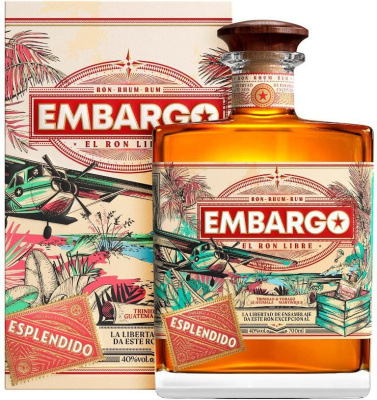 Ром Embargo Esplendido in gift box 0,7 л фото