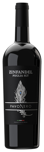 Вино Красное Полусухое Pavonero Zinfandel Puglia 2022 0,75 л фото