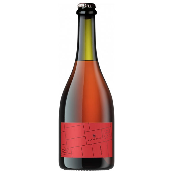 Вино игристое Розовое Экстра Брют Fanagoria The Lines Pet Nat Cabernet Franc Kuban 2021 0,75 л фото