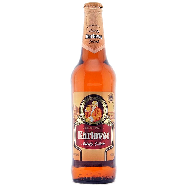 Пиво Karlovec Svetly Lezak 0,50 л фото