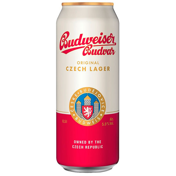 Пиво Budweiser Budvar Svetly Lezak in can 0,5 л фото