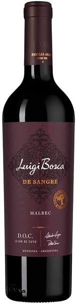 Вино Красное Сухое Luigi Bosca De Sangre Malbec Lujan de Cuyo 2024 0,75 л фото