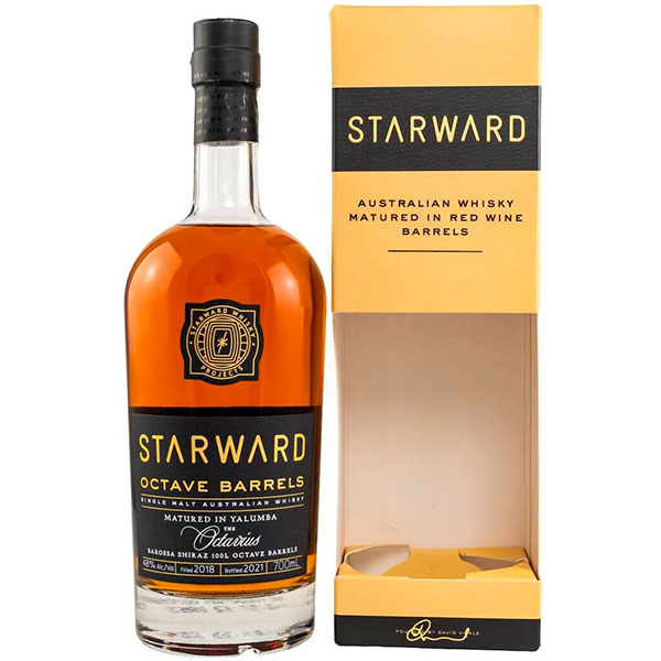 Виски Starward Octave Barrels Single Malt in gift box 0,7 л фото