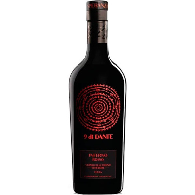 Вермут Красное 9 di Dante Inferno Rosso Vermouth di Torino 0,75 л фото
