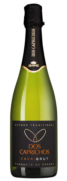 Вино игристое Белое Брют Dos Caprichos Cava 2023 0,75 л фото