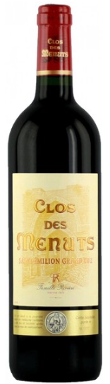 Вино Красное Сухое Clos de Menuts Saint-Emilion Grand Cru 2014 0,75 л фото