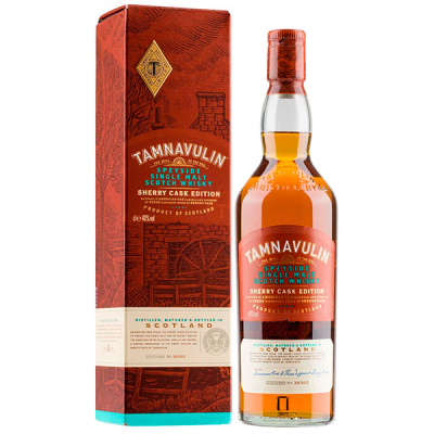 Виски Tamnavulin Sherry Cask Edition Single Malt Speyside in gift box 0,50 л фото