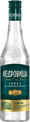 Водка Kedrovitsa with Cedar Nuts 0,5 л фото